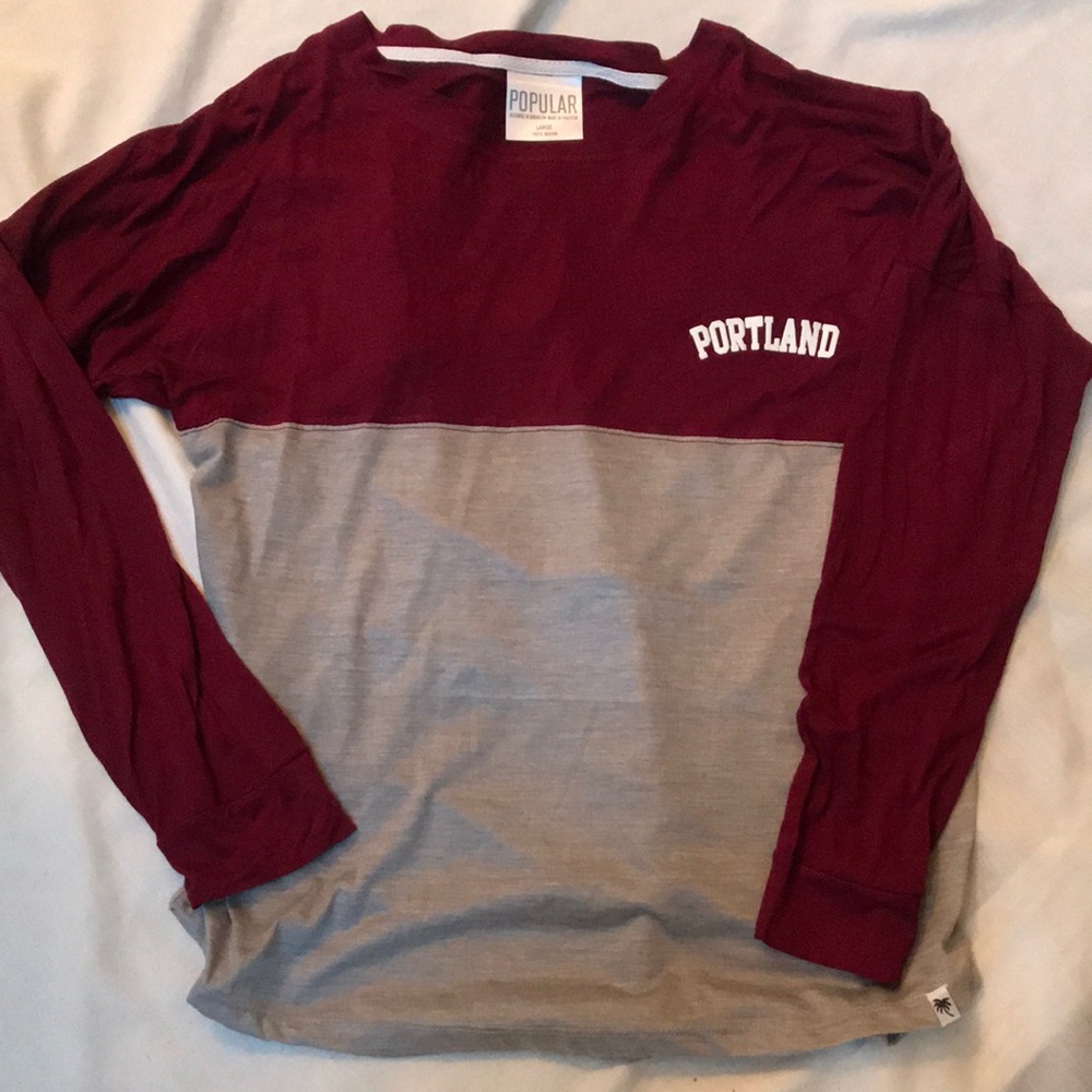 NWOT Portland Long Sleeve shirt size L